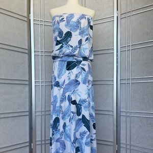 Veronica M. Maxi Strapless Dress sz L